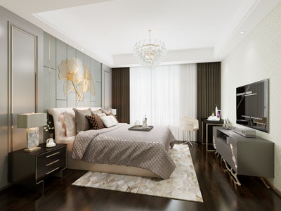 新中式酒店客房