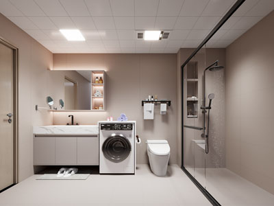 现代卫浴间 洗手间