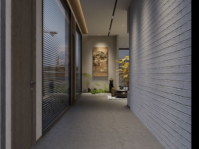 新中式玄关过道