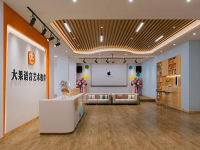 现代培训机构大堂前台接待