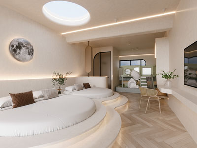 侘寂风民宿客房