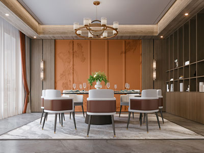 新中式酒店包厢包间