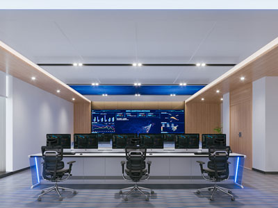 现代监控室 指挥中心