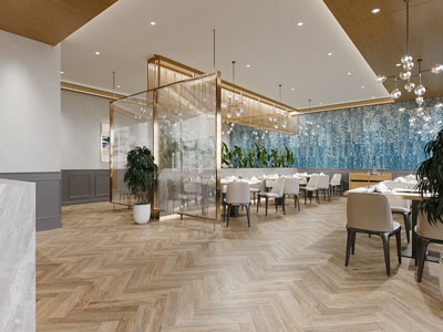 现代轻奢饭店餐馆