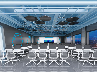 现代电脑培训教室