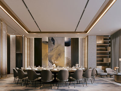 新中式酒店包厢包间