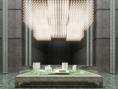 现代售楼处大堂