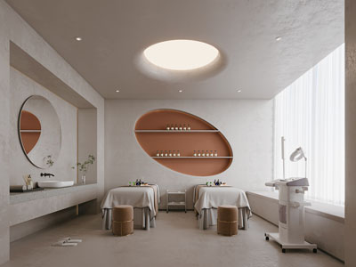 侘寂风美容按摩院