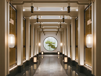 新中式走廊 过道