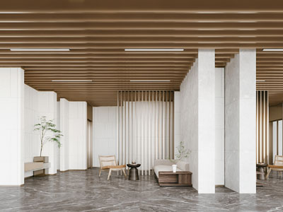 现代接待区 洽谈区