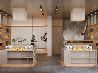 现代茶叶专卖店