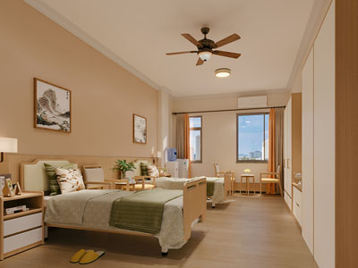 新中式养老公寓双人间