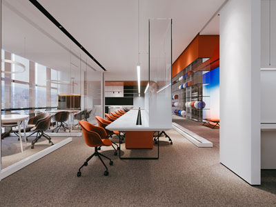 现代公司茶水间 休闲区