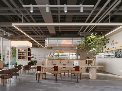 工业风loft咖啡厅