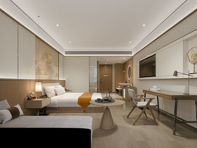 新中式酒店客房