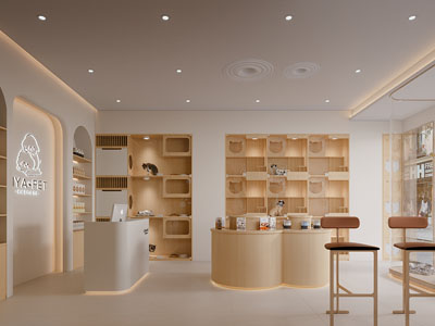 现代宠物用品专卖店