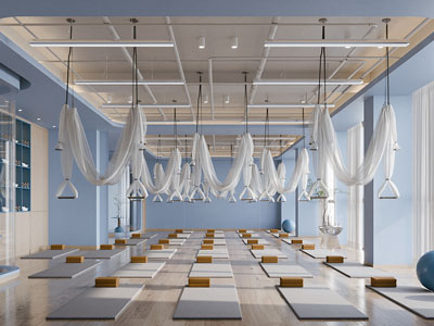 现代瑜伽馆 健身房