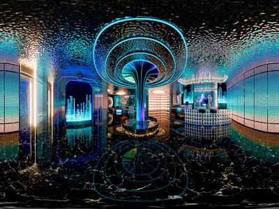 现代KTV大堂前台接待