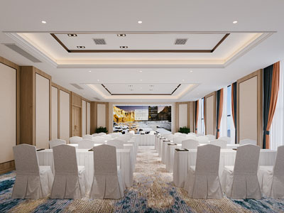 新中式会议室