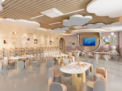 现代幼儿园早教培训教室