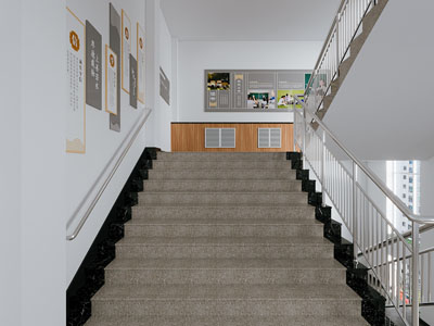 现代办公楼梯间