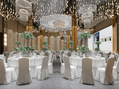 现代婚庆现场 饭店餐馆