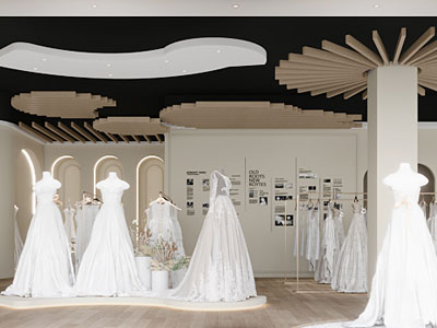 现代婚纱专卖店