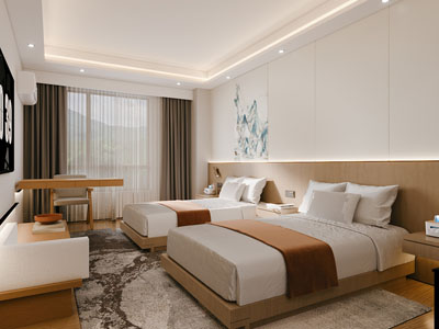 新中式酒店客房