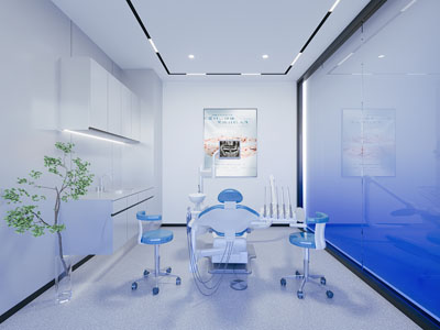 现代牙科口腔门诊 治疗室3d模型 现代牙科口腔门诊 治疗室