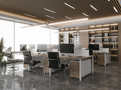 现代公共办公区