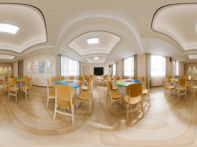 现代幼儿园全景活动教室3d模型 现代幼儿园全景活动教室