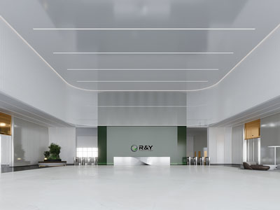 现代酒店大堂前台接待