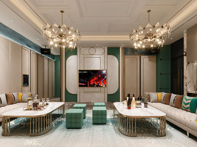 现代轻奢KTV包房