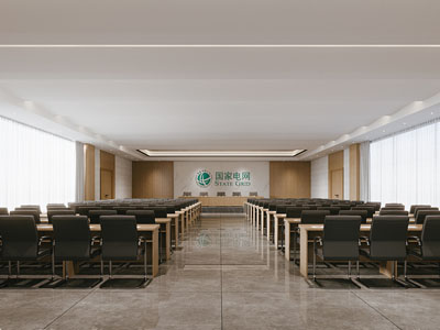 现代会议室 报告厅3d模型 现代会议室 报告厅