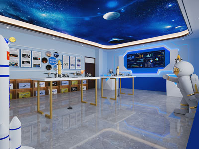 现代航天主题展厅展览