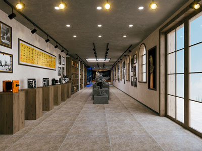 工业风loft电影主题展厅展览