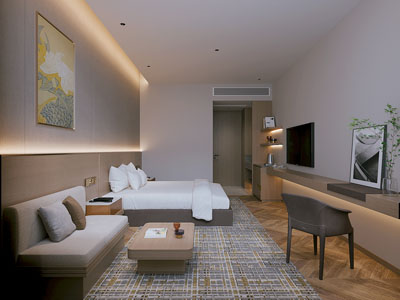 新中式酒店客房