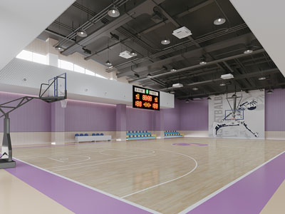 现代篮球馆 体育馆3d模型 现代篮球馆 体育馆