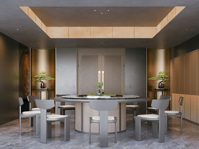 新中式酒店包厢包间