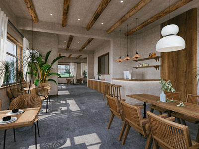 侘寂风咖啡馆 咖啡厅