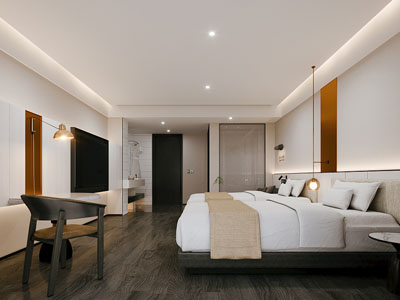 新中式酒店客房