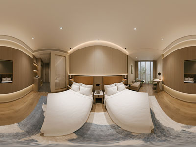 现代全景酒店客房