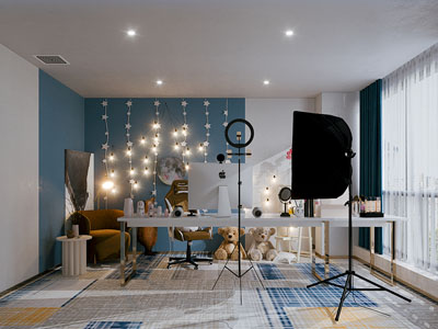 现代直播间 演播室