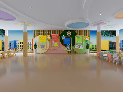 现代幼儿园活动教室3d模型 现代幼儿园活动教室