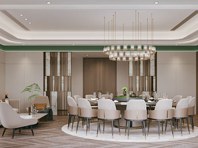 新中式酒店包厢包间