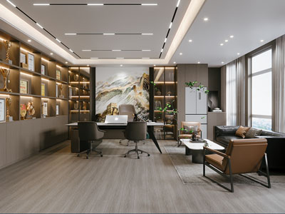 新中式董事长 总经理办公室