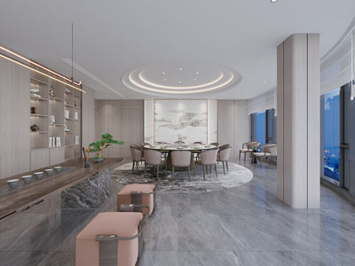 新中式酒店包厢包间