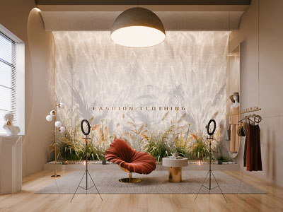 现代轻奢直播间