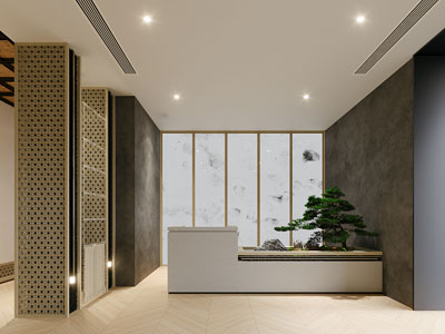 新中式前台接待