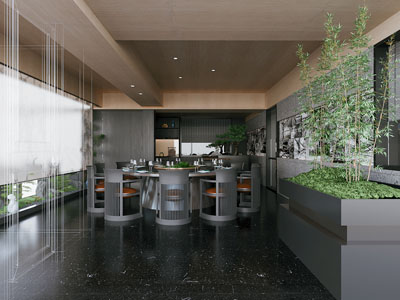 新中式酒店包厢包间